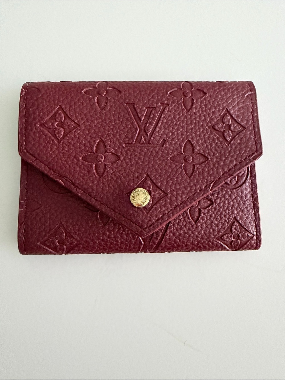 Burgundy Envelope Wallet - Picture 9 of 12